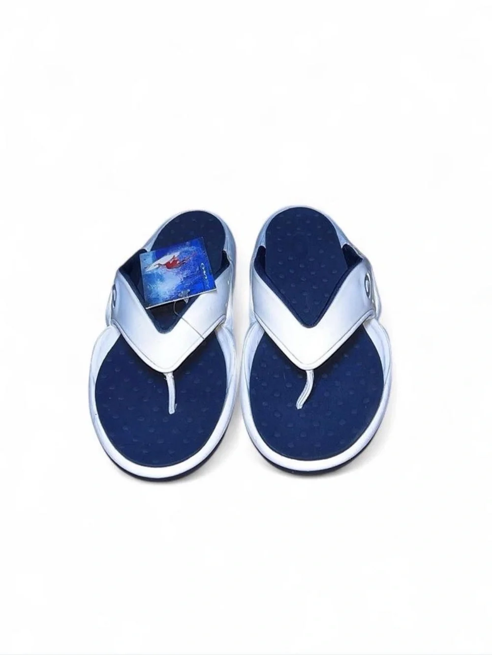 NWT Deadstock Vintage Y2K Men's Oakley Split Crater Sandals Size 11 Smoke White